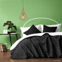 Покрывало Pasionaria Тина 160x230 с наволочками (черный)