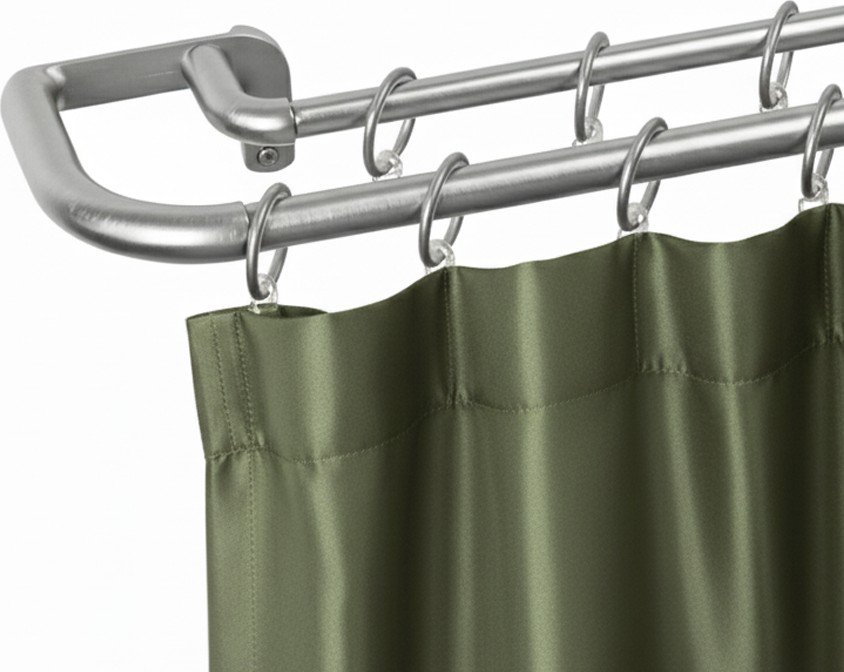 

Карниз для штор UG Home Раздвижной 2-рядный 2UT-230-330-SN (атласный никель, 2.3-3.3м)