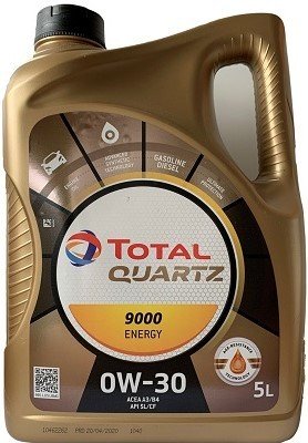 

Моторное масло Total Quartz Energy 9000 0W-30 5л