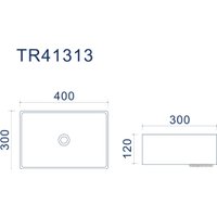 Умывальник Uptrend Roma (глянцевый белый)