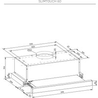 Кухонная вытяжка KUPPERSBERG Slimtouch 60 W
