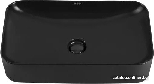 Умывальник Abber Rechteck AC2204MB (черный матовый)