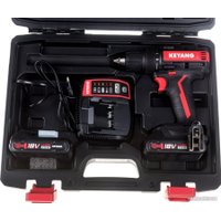 Дрель-шуруповерт Keyang DD18BL-W Set (с 2-мя АКБ, кейс)