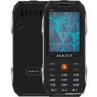 Кнопочный телефон Maxvi T101 (черный)
