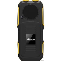 Кнопочный телефон Olmio X02 (черный/желтый)