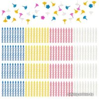 Набор свечей для торта Золотая сказка 591448 154 шт