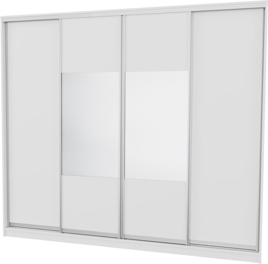 

Шкаф-купе Рэйгрупп 272 BBX Elgon РГ-14.05 (белый премиум/белый премиум/хром)