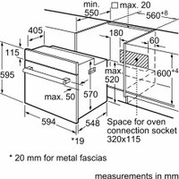 Электрический духовой шкаф Bosch Serie 6 HBJ558YW3Q