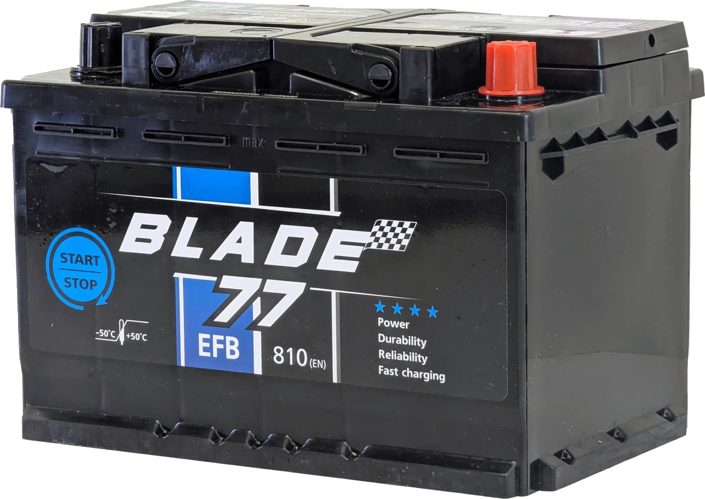 

Автомобильный аккумулятор Blade EFB 77 R+ (77 А·ч)