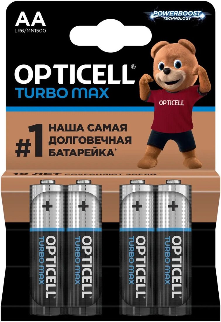 Батарейка Opticell Turbo Max AA (4 шт)