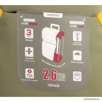Чемодан-спиннер Verage Cambridge 20077-2 68 см (оливковый)