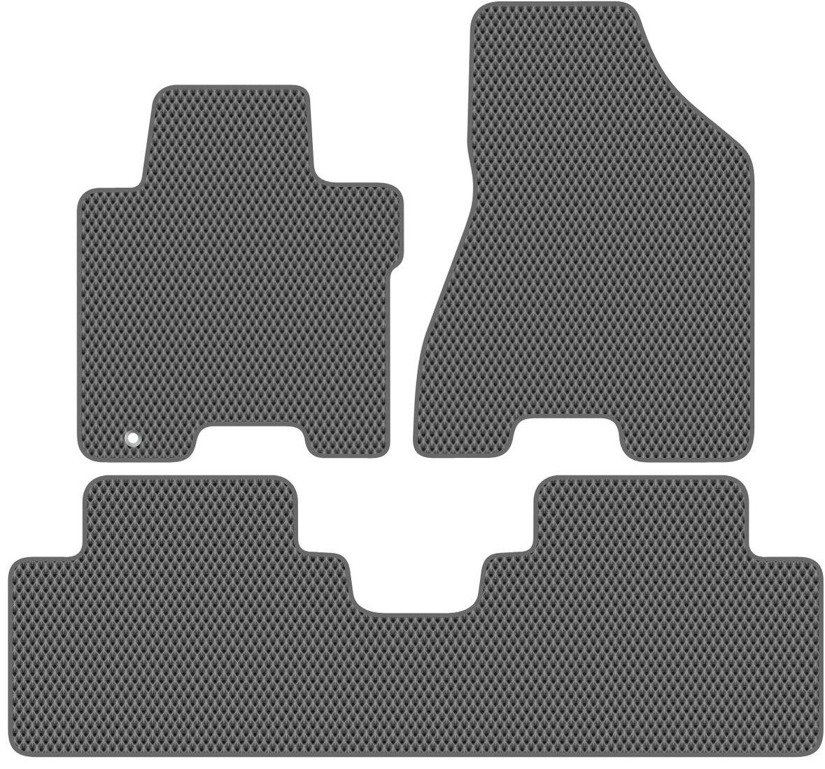 

Комплект ковриков для авто Alicosta Kia Sportage II (suv / KM) 2006 - 2010 (серый, ромб)