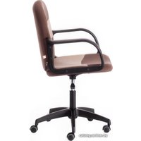 Офисное кресло TetChair Baggi PA (флок, коричневый/бежевый)