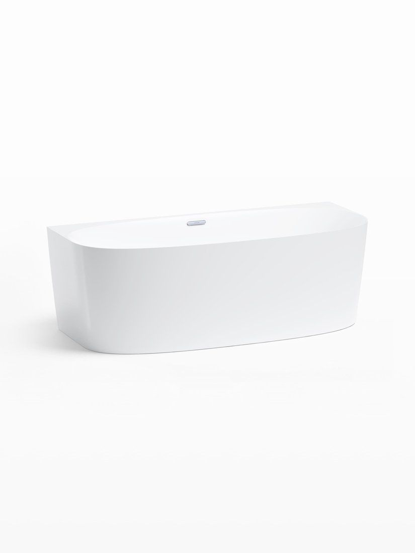 Ванна Wellsee Belle Spa 2.0 170x75 235804001 (пристенная ванна белый глянец, экран, каркас, сифон-автомат хром)