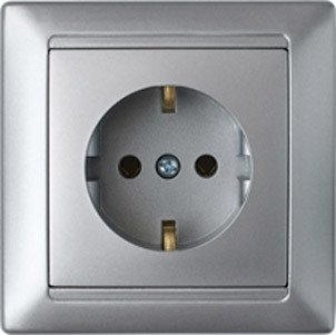 

Розетка Bylectrica Стиль РС16-306 (серебристый)