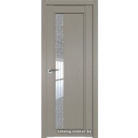 Межкомнатная дверь ProfilDoors 2.71XN R 70x200 (стоун/стекло дождь белый)