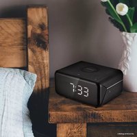 Настольные часы с беспроводной зарядкой Kitfort КТ-3353