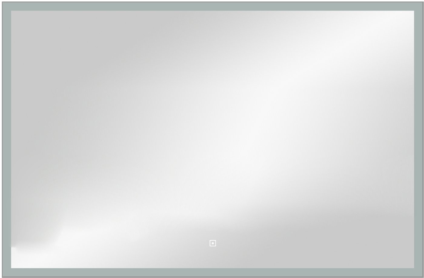 

Континент Зеркало Frame Silver Led 90x70 (нейтральная подсветка)