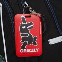 Школьный рюкзак Grizzly RB-552-4 (черный/синий)