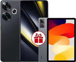 

Смартфон POCO F6 12GB/512GB с NFC международная версия (черный) и Xiaomi Redmi Pad SE (графитовый серый) в комплекте