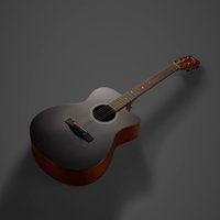 Акустическая гитара Yamaha FS400C (черный) в Бресте