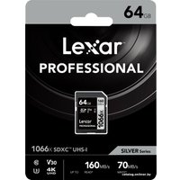Карта памяти Lexar Professional 1066x SDXC LSD1066064G-BNNNG 64GB