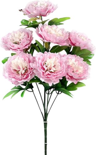 Искусственный букет KlrBy Пионы с добавками БС050