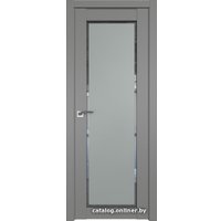 Межкомнатная дверь ProfilDoors 2.19U L 80x200 (грей, стекло square матовое)