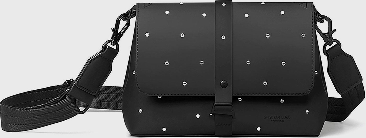 Сумка на пояс Gaston Luga Splash Crossbody Bag (черный с кристаллами Swarovski)