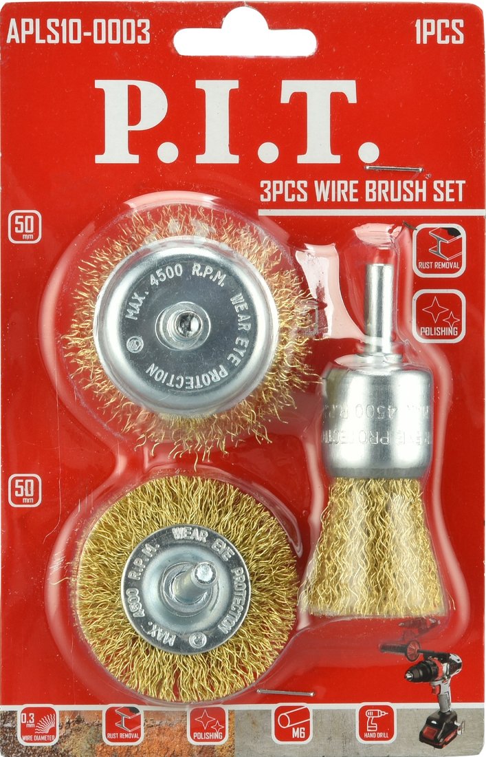 

Набор щеток для электроинструмента P.I.T. APLS10-0003