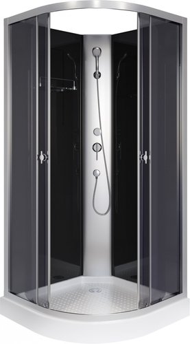 Душевая кабина Niagara Eco E90/13/TN/BK 90x90x200