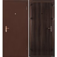 Металлическая дверь el'Porta Ультра Лайт 206x96 (антик медь/венге, левый) в Орше