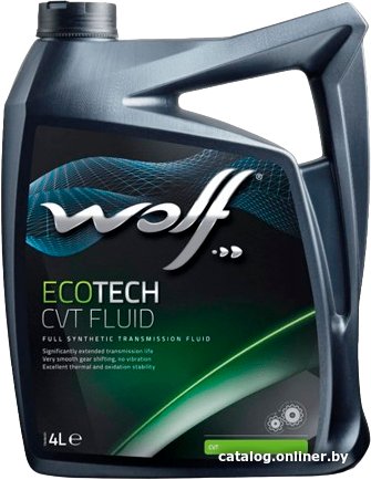 Трансмиссионное масло Wolf EcoTech CVT Fluid 4л