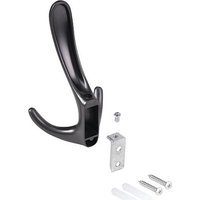 Крючок мебельный Lemax Roma двухрожковый (графит)