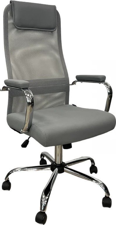

Офисное кресло SitUp Alfa chrome (сетка Grey/ткань Grey)