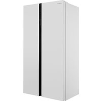 Холодильник side by side Hyundai CS5003F (белое стекло)