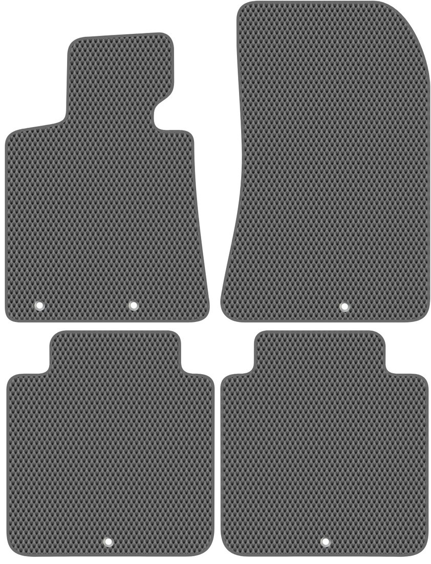 

Комплект ковриков для авто Alicosta Kia Quoris (седан) 2013 - 2019 (серый, ромб)