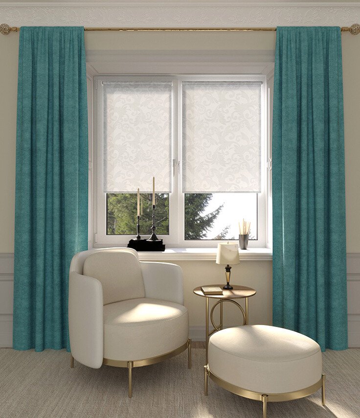 

Рулонные шторы Legrand Севилия 98x175 (серебро)