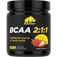 BCAA Prime Kraft 2:1:1 (150г, манго-клубника, банка)