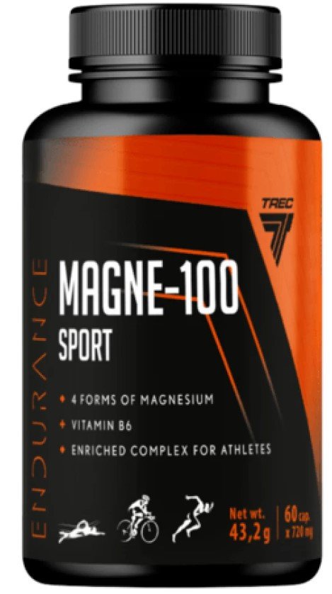 

Комплекс Trec Nutrition B6 Magne 100 Sport, 60 капс.