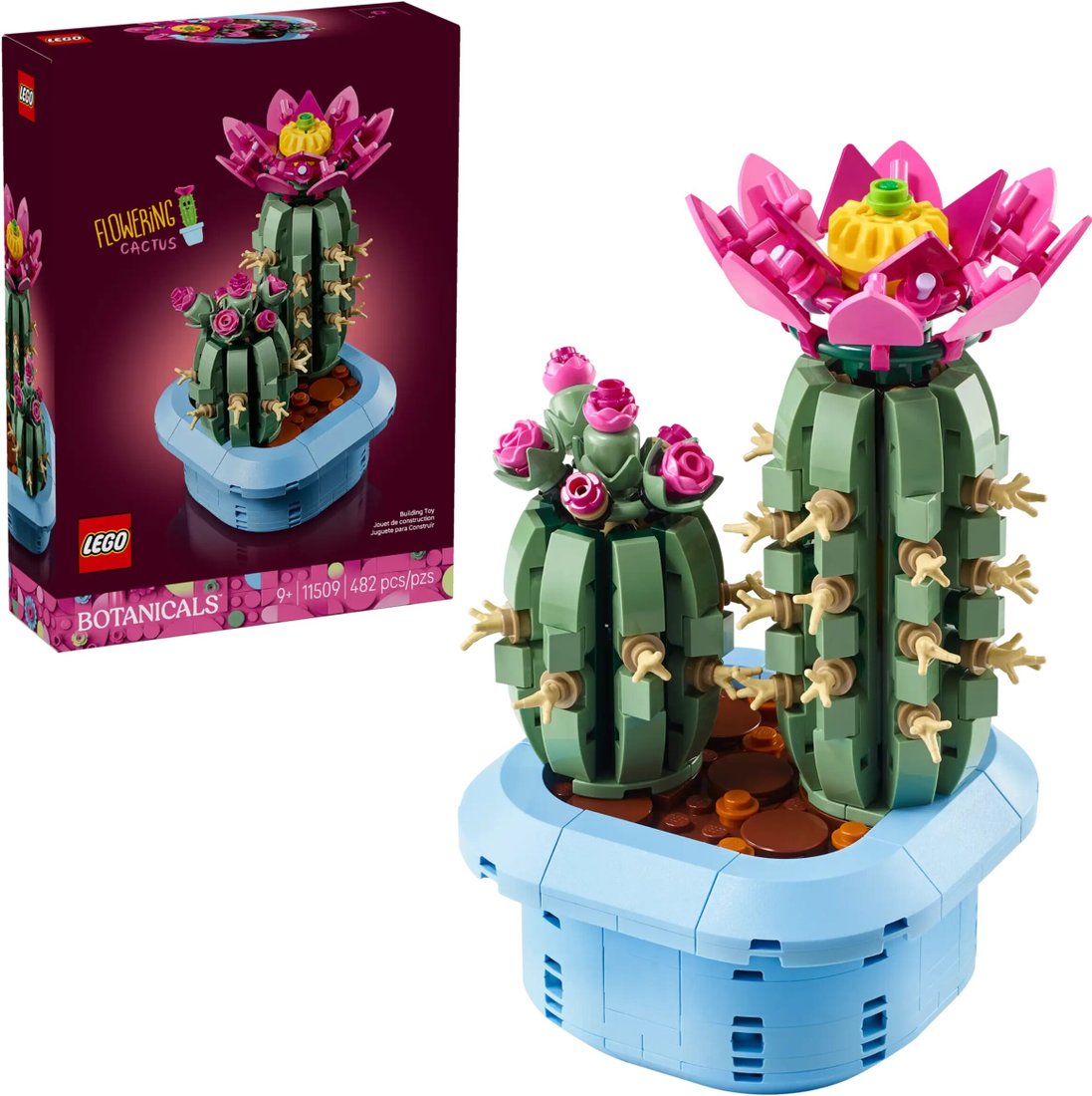 

Конструктор LEGO The Botanical Collection 11509 Цветущий кактус в горшке