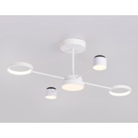 Люстра средней высоты Ambrella light FL51631/4+1 WH