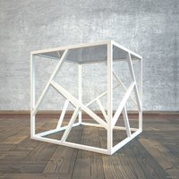 Журнальный столик RasGar Империал РСГР.001.000-0312 (белый/графит)