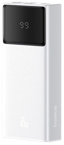 

Внешний аккумулятор Baseus Star-Lord Digital Display Fast Charging Power Bank 20000mAh 65W (белый)