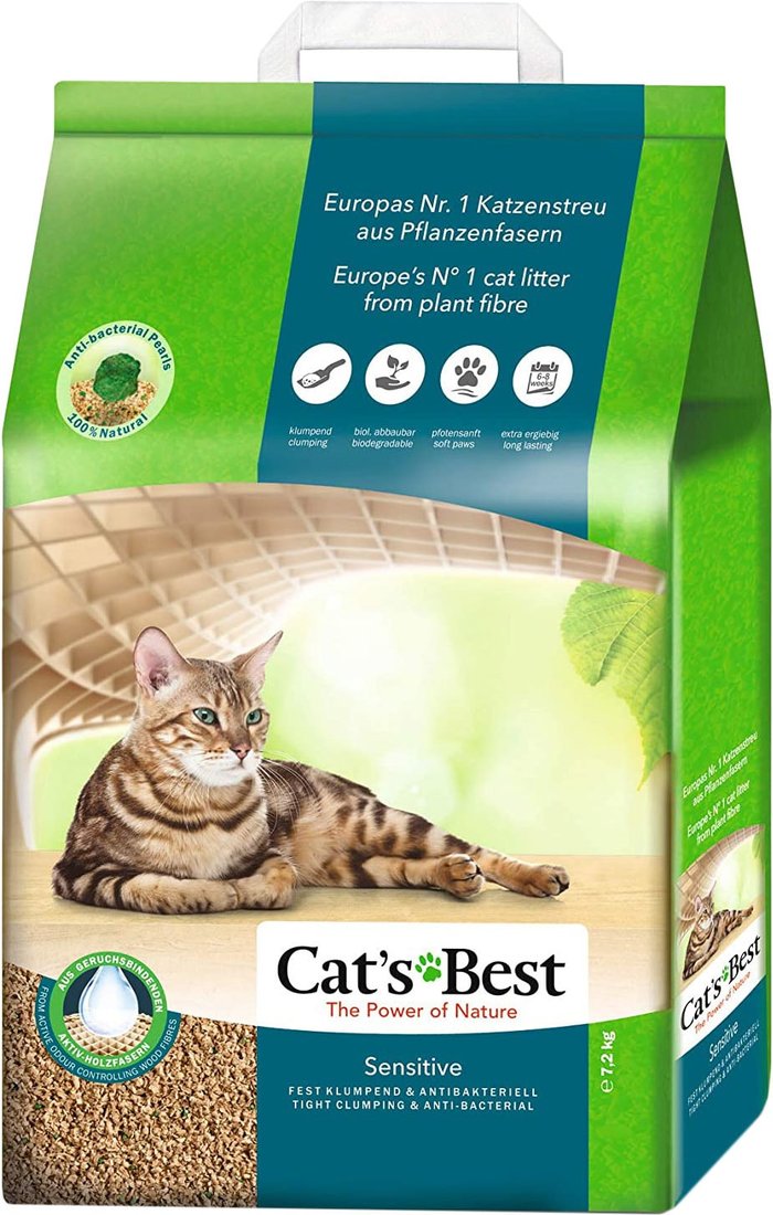 

Наполнитель для туалета Cats Best Sensitive 20 л