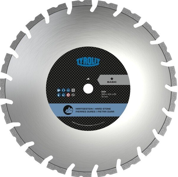 

Отрезной диск алмазный Tyrolit Basic DCH 350x3.2/2.4x20 34501474