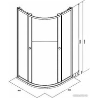 Душевой уголок Parly ZF81