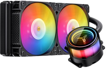 Система жидкостного охлаждения для процессора Jonsbo TW7-240 ARGB Black