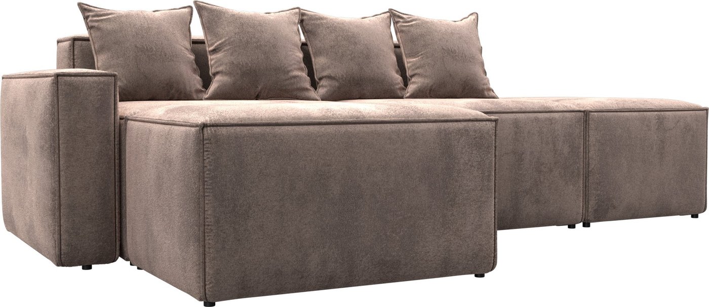 

Угловой диван Лига диванов Лига-063 угол левый 129793L (велюр Tower 05 бежевый)