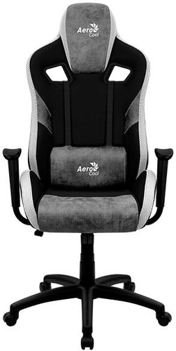 Игровое (геймерское) кресло AeroCool Count Stone Grey (черный/серый)